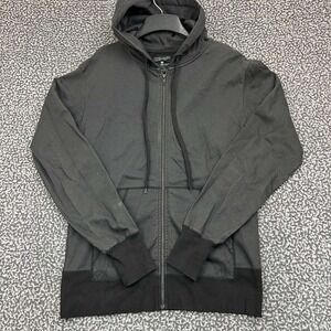 Kr3w Hoodie Men Large Black Full Zip‎ Long Sleeve Drawstring Pocket Outdoor L